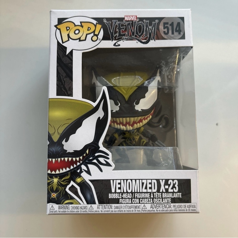 Funko Venomized X-23 Figure with Black and Yellow Design